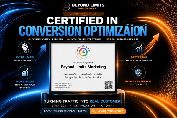 Conversion Optimization in 2026: How Businesses Turn Traffic Into Revenue - Beyond Limits Marketing digital marketing insights